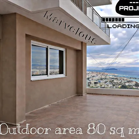 Marvelous Panoramic Apartman Hriszí Aktí Haniá